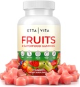 Bloating & Gut Health的Superfects Gummys Superfects for Bloating & Gut Health, 9 Superfeces Superfects for Adults & Kids, Collagen Buster - 豁免和抗氧化剂支持,非GMO, Pectin-based, Gluten-free, No Capsulles (无胶片)