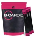 B-Epic B-CARDIO Health Support Supplement - Nitric Oxide Booster Infused with L-Arginine and L-Citrulline, Raspberry Health Drink for Enhanced Vitality - Includes 30 Powder Sticks for One-Month Supply