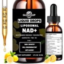 NAD Supplements for Women & Men, Liposomal NAD Nicotinamide Riboside Resveratrol 900mg w. B3 Vitamin Quercetin TMG, Liquid Resveratrol NAD Plus Supplement for Anti-Aging Energy Focus Longevity