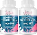 Liposomal Tocotrienols 补充1000mg,维生素E,高级公式 95% Delta-Tocotrienols & 5% Gamma-Tocotrienols - 60 Softgels (2瓶)