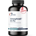 Designs for Health OmegAvail Hi-Po - TG (Triglyceride) Omega-3 Fish Oil Supplement, 1600mg EPA/DHA per Serving with Lemon + Vitamin E to Minimize Fishy Taste (120 Softgels)