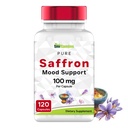 tnvitamins Saffron Capsules 100 mg, 120 Capsules | High Potency Saffron Supplement from Real Saffron Threads | Mood & Emotional Support* | Natural Appetite Support*