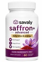 Savaly Saffron Plus, 10-in-1 Advanced Saffron Extract, Mood & Focus Support Supplement, Natural Vegan Formula, 60 Pills (1PC)