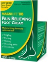 Magni Life DB Pain Relieving Foot Cream, 4 Ounce Each Pack of 4