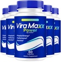 (5 Pack) Vira Maxx Power - ViraMaxx Power Capsules, ViraMaxxPower Pills Advanced Premium Formula Vitamin All Natural Vitamin Support Vitality for Overall Health & Wellness, 300 Capsules for 5 Months