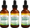 Lovita 氯脂液滴,高概率120毫克/毫升,每瓶7,200毫克,自然能源促进剂和免疫支持,内除碘剂,皮肤健康,Vegan & 非GMO,Mint Flavor,180名服务者
