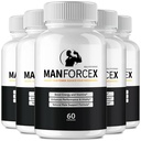 ManForceX Supplement for Men Capsules, Advanced ManForce X Natural Pills - Maximum Strength, All Natural Performance, Stamina & Energy Support, ManForceX Overall Health Support Reviews (5 Pack)