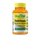 Greenfield Nutritions Halal Multivitamins for Women and Men - 60 Gelatin Free Multivitamin Tablets with 27+ Vitamin Minerals, A, B12, C, D3, Iron and Zinc - Supports Immunity, Bone and Overall Health
