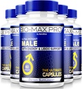(5 Pack) Bio-Max Pro Capsules, Official BioMax Pro Supplement, All Natural Male Formula for Peak Performance, Stamina, and Confidence, Bio Max Pro for Men Reviews (300 Capsules)