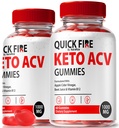 NutraRize (2 Pack) Quick Fire - Official QuickFire Keto ACV Gummies, Premium Keto+ACV Gummie, All Natural Apple Cider Vinegar Gummy, QuickFires ACV Plus Keto Gumy, Gomitas Review (120 Gummies)