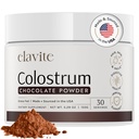 Colostrum Powder(焦炭)草药Colostrum 固醇健康,免疫支持健康头发,皮肤和钉子补充剂 - 30种
