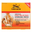 Tiger Balm Pain Relieving Patch Large, 4 Count (Pack of 6)