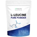 Pure L-Leucine Powder 8 oz - Unflavored Essential Amino Acid for Protein Synthesis, Recovery & Lean Mass Support, Vegan, Keto, Non-GMO
