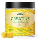 Creatine Monohydrate Gummies – 3600mg Real Creatine Per Serving – Transparent Label, Delicious Pineapple Flavor, Lab-Tested Strength & Endurance Supplement