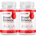 (2 Pack) GlucoRX Blood Balance Capsules, Official GlucoRX Blood Support Pills with All Natural Ingredients, Advanced Health & Wellness Support Formula with Max Strength Multivitamins (120 Capsules)