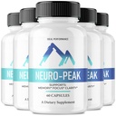 Neuro Peak Capsules, Official NeuroPeak Supplement for Brain Health & Memory Support - Maximum Strength, Advanced Formula Nootropic Pills, All Natural Neuro Peak Support Reviews (5 Pack)