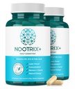 Nootrix Brain Plus Nootropic Supplement | 30 Day Supply | Supports Memory, Mental Focus, Cognitive Health & Energy | Promotes Healthy Mood & Brain Function | Vitamin B1, Vitamin B6 & Vitamin B12