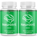 (2 Pack) Neurotril Capsules, Official Neuro tril Pills with All Natural Ingredients, Advanced Overall Health and Wellness Vitamin Formula with Maximum Strength Multivitamins Support (120 Capsules)