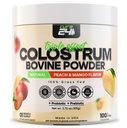 Bovine X3 Colostrum 补充人类粉末 100%纯全天然草药 超级食品 高IgG + Probiotic & Prebiotic 天然桃桃-芒果 Flavor,美国制造
