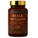 Maia Nattokinase Supplement with 5000 FU of Nattokinase, Support Healthy Circulation & Promote Cardiovascular Health, Non-GMO, Plant-Based Capsules, 60 Veggie Capsules