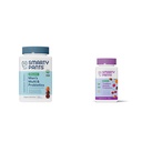 SmartyPants Multivitamin for Men, Organic Gummies: Probiotics, CoQ10, Methylfolate, Omega 3 (ALA) & Organic Toddler Multivitamin Gummies: Probiotics, Omega 3 (ALA), Vitamin D3, C, Vitamin