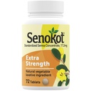 Senokot Extra Strength Natural Vegetable Laxative for Gentle Overnight Relief Occasional Constipation, 72 Count