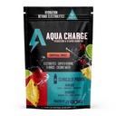 Grab The Gold Aqua Charge Electrolytes Drink Mix | Naturally Flavored Sugar-Free Hydration Drinks with B Vitamins | Vegan, Gluten-Free, Non-GMO | Tropical Twist - 16 Packs, Made in USA
