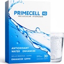 Prime Cell H2 By Amala Health, Hydrogen Water Tablets, Antioxidant Rich, Supports Energy, Hydration & Recovery, Effervescent Hydrogen Tablets, Non-GMO, Gluten - Free, (30 Count)
