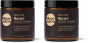 Moon Juice Reishi Organic Reishi Mushroom Powder Extract (700mg 1,3 and 1,6 Beta-Glucans per Serving) - Supports Mood, Concentration & Healthy Immune System - Vegan, Non-GMO (1.3oz) (Pack of 2)
