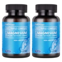 BioEmblem High Absorption Triple Magnesium Complex 300mg | Magnesium Glycinate for Nerves, Malate for Energy, Magnesium Supplement to Support Muscle Health | Vegan, Non-GMO 180 Capsules