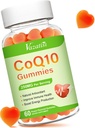 高吸收CoQ10 胶体250毫克,加Omega-3,镁,维生素B12用于细胞能,脑和抗氧化剂,5X更好的吸收Coenzyme Q10 补充-60 Cts