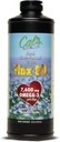 Cal's Flax Oil, Cold pressed Flax 种子,Omega 3 Fatty Acid 高,未精炼的Flax种子 Oil,纯Flax种子 Oil Supplement for Joint, Skin, and Heart Health Support - 32 oz (英语).