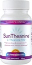 明日营养 - SunTheanine L - Theanine, 100 mg 板块来帮助集中,聚焦,和压力, 60 块可嚼的板块
