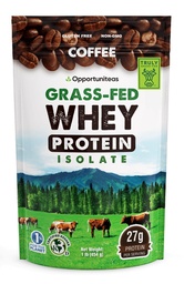 Opportuniteas Coffee Whey蛋白粉 - 低卡布 & Keto 友好 - 草药 Whey 隔热 + Colombia Coffee - 60 mg Cafeine for Energy - Pre或Watchout 饮料混合,Latte,Shake & Smoothie 1lb