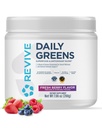 REVIVE MD Daily Green Powder Superfood (Fresh Berry) - 超绿色粉来支持能量水平 - 改善纤维摄入量的绿色汁 - 蔬菜支持文摘和古特健康