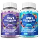 Migcopat Multivitamin for Men Gummies Bundle (2 Pack), Sugar-Free, Omega-3, Probiotics, Vitamins A–E & B, Berry & BlackBerry Flavor