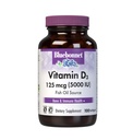 Bluebonnet Nutrition Vitamin D3 5000 IU Softgels, Aids in Muscle and Skeletal Growth, Cholecalciferol from Fish Oil, Non GMO, Gluten, Soy & Dairy Free, Yellow, 100 Count