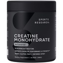 运动研究 Creatine Monohydrate - Gain Lean Muscle, 提高性能和力量以及支持工作恢复 - 5克微量化Creatine - 10.58 oz