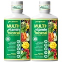 Life's Fortune Liquid Multivitamin for Adults Men & Women, Teens – High Absorption Daily Vitamins – Trace Minerals, Amino Acids, Biotin, L-Arginine, – Tropical Flavor, Sugar Free, 32 oz (Pack of 2)