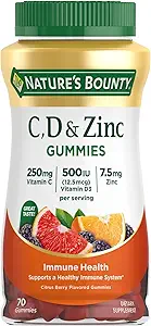 NBTY VIT C & D w/Zinc 12x70 格林尼治平时美国