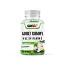 Adult Multivitamin Gummies Apple, Orange | Women & Men | Vegan Gummy Vitamins for Adults | Vitamin A C D E B 12 & Zinc | Immunity | Gluten Free Gummies (Apple)