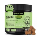 Probiotics for Dogs – Digestive & Gut Health Support, Dog Probiotic Chews with Spore-Forming Bacillus Coagulans, Multi-Strain Lactobacillus + Prebiotic Inulin, Chicken Flavor, 120 Soft Chews