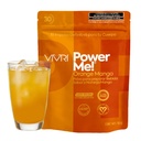 VIVRI PowerMe! Energy Boost Formula | Orange Mango Flavor | Coffee Alternative | Made with Natural Green Tea, Guarana, Yerba Mate & B Complex | 30 Servings