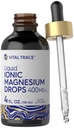 Carlyle Ionic Magnesium 液态复合体 QQ400mg 4 fl oz QQ Vegetarian Drops QX Non-GMO & Gluten Free Supplement 由维塔利追踪公司制作