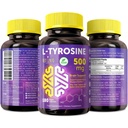 L Tyrosine - 500 mg, 180 Vegan Capsules - Health Food & Dietary Supplement - Mood Support for Adults, Women & Men - Helps Support Healthy Brain Functions - by NextGenU
