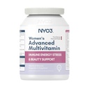 NYO3 Multivitamin for Women with Nicotinamide Lutein Grape Seed & Vitamins A, D3, B1/2/6/12, C, E for Energy, Nourish Hair/Skin/Nail, Premium Daily Womens Multivitamins - 60 Capsules