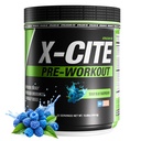 X-CITE Pre-Workout by ATHLEAN-X - Enhanced Formula with Beta-Alanine, Creatine & Caffeine for Ultimate Energy, Endurance, Focus & Muscle Pump, NSF Certified for Sports (Sour Blue Raspberry)