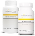 Integrative Therapeutics Bundle with L-Theanine, 60 Capsules & Tri-Magnesium, 90 Capsules - L-Theanine to Support a Relaxed State* - Tri-Magnesium for Heart & Bone Health*