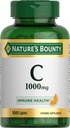 大自然的丰产维生素C 1000mg, 免疫辅助剂, 强效抗氧化剂, 1 Pack, 100 卡普