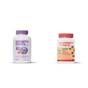 SmartyPants Toddler Multivitamin Gummies: Omega 3 Fish Oil (EPA/DHA), Vitamin D3, C, Vitamin B12, B6 & Organic Kids Multivitamin Gummies: Probiotics, Omega 3 (ALA), Vitamin D3, C, Vitamin B12